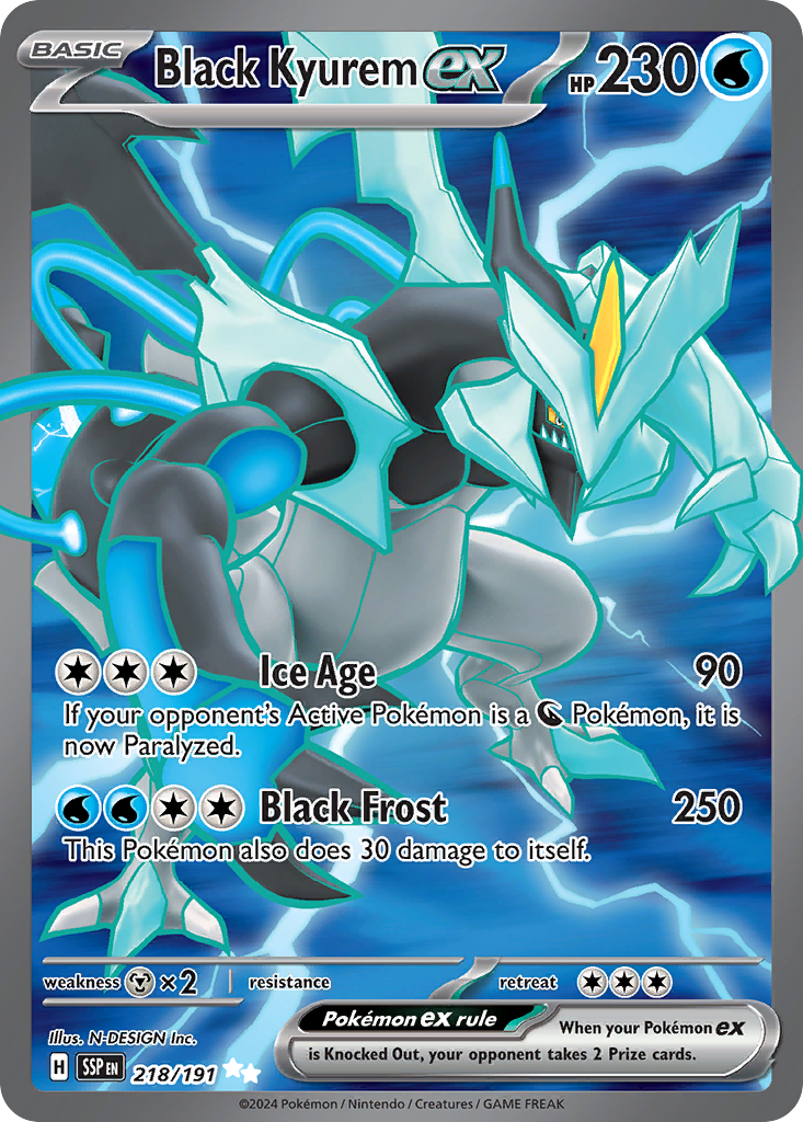 Black Kyurem ex - 218/191 - Nick's Binder